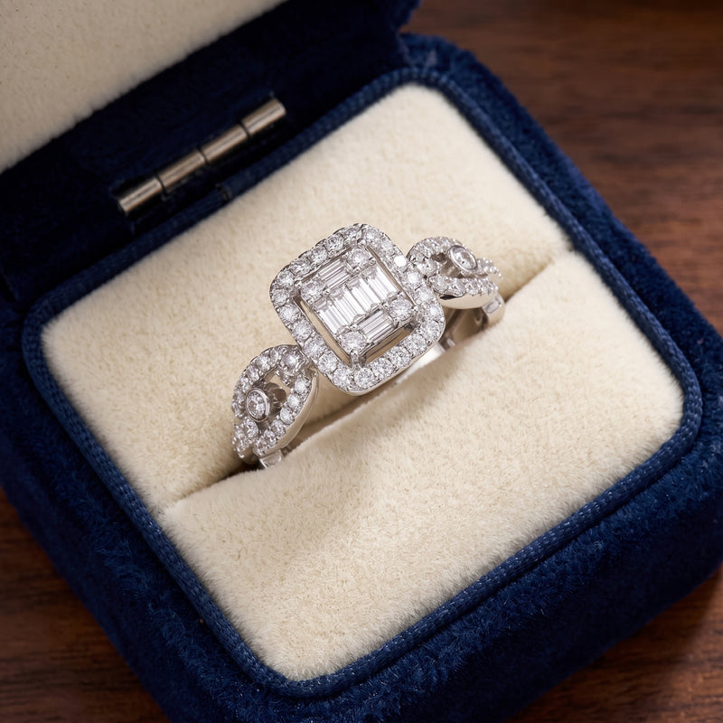 Palais Deco Lab Grown Diamond Ring