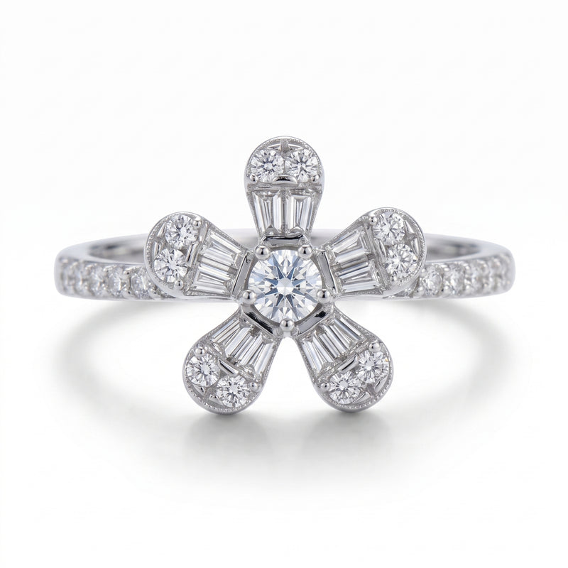 Jasmine Bloom Lab Grown Diamond Ring
