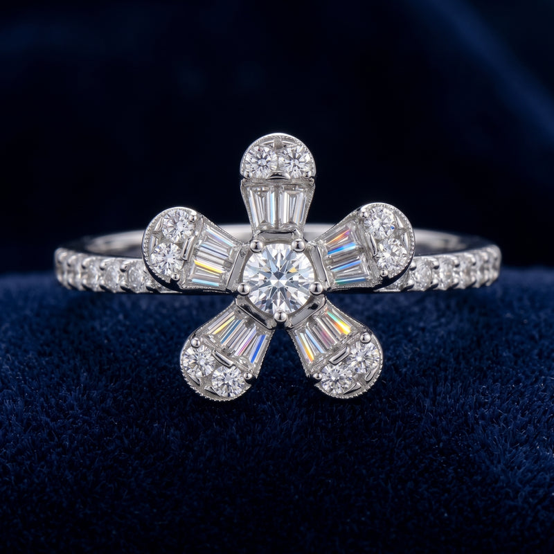 Jasmine Bloom Lab Grown Diamond Ring