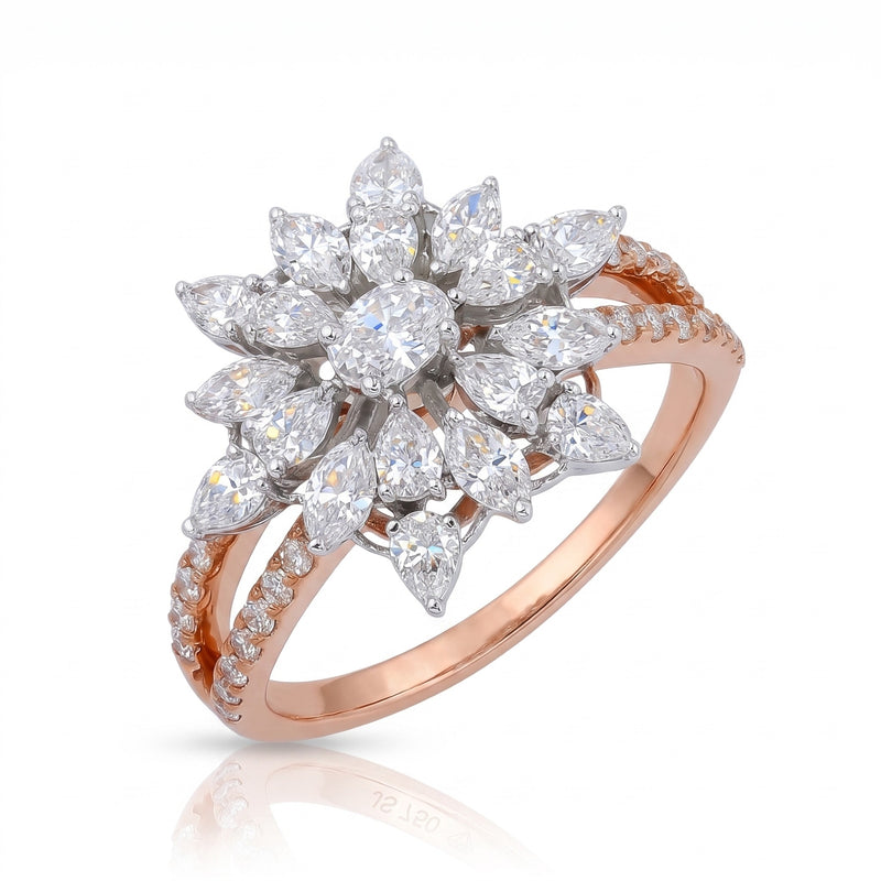 Wild Rose Radiance Lab Grown Diamond Ring