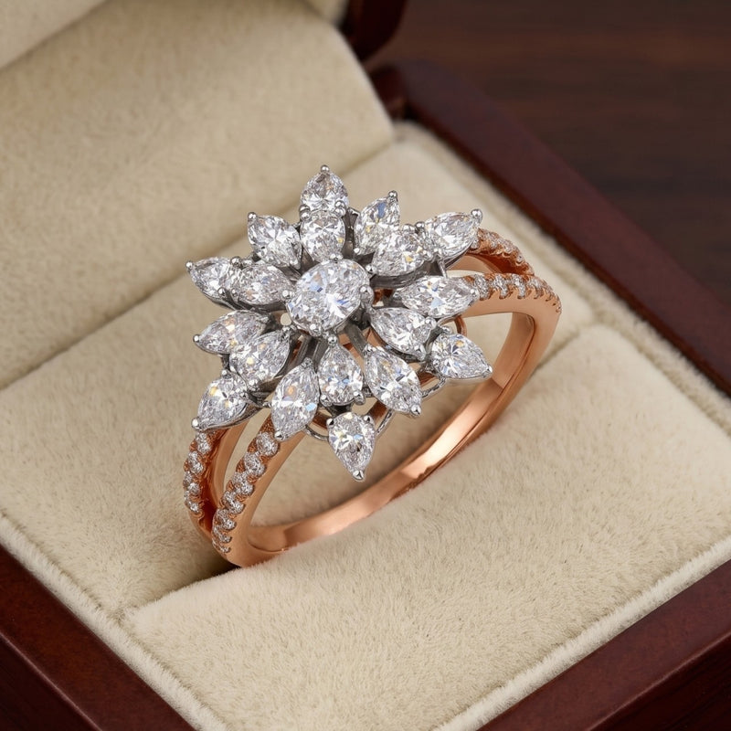 Wild Rose Radiance Lab Grown Diamond Ring