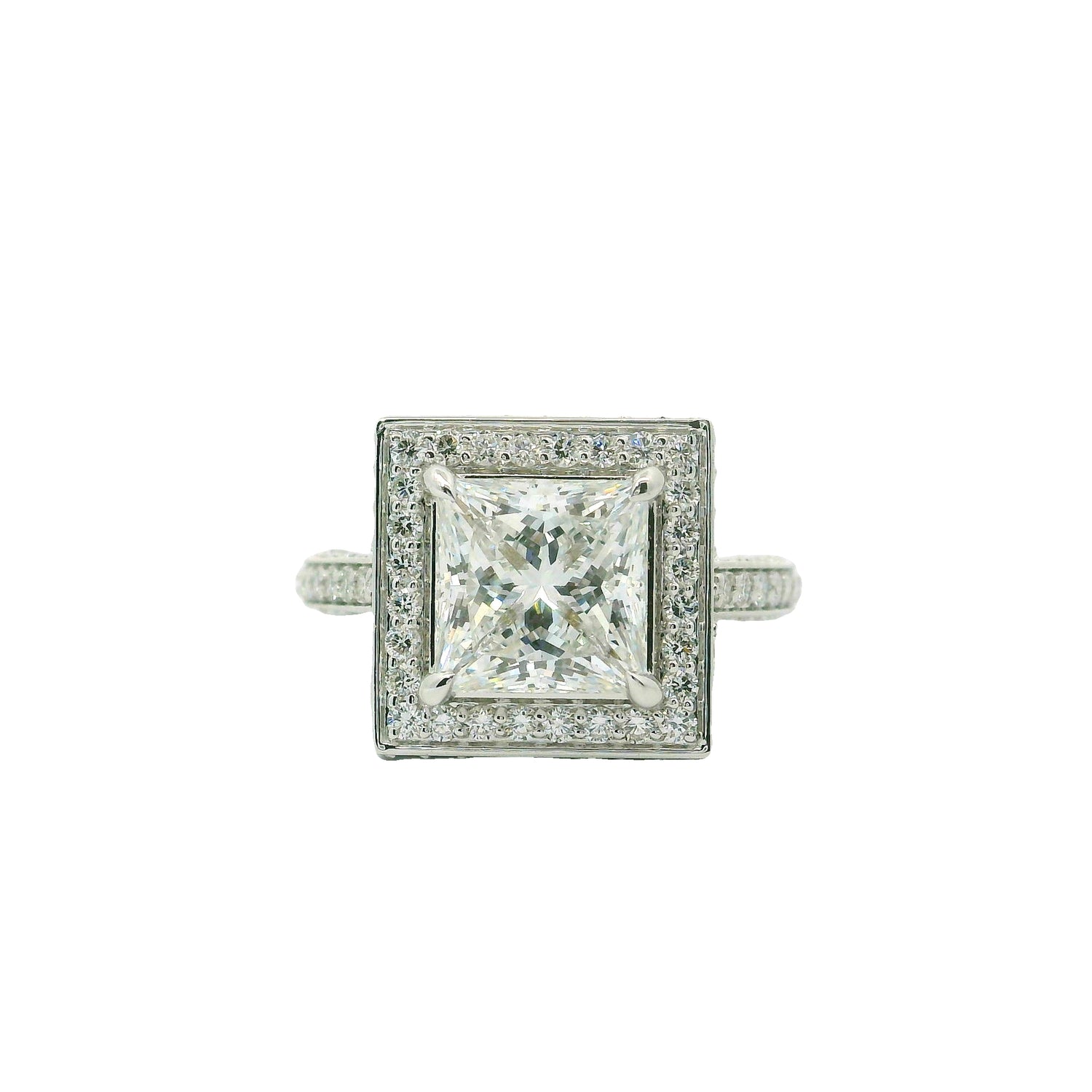 Sovereign Square Lab Grown Diamond Ring