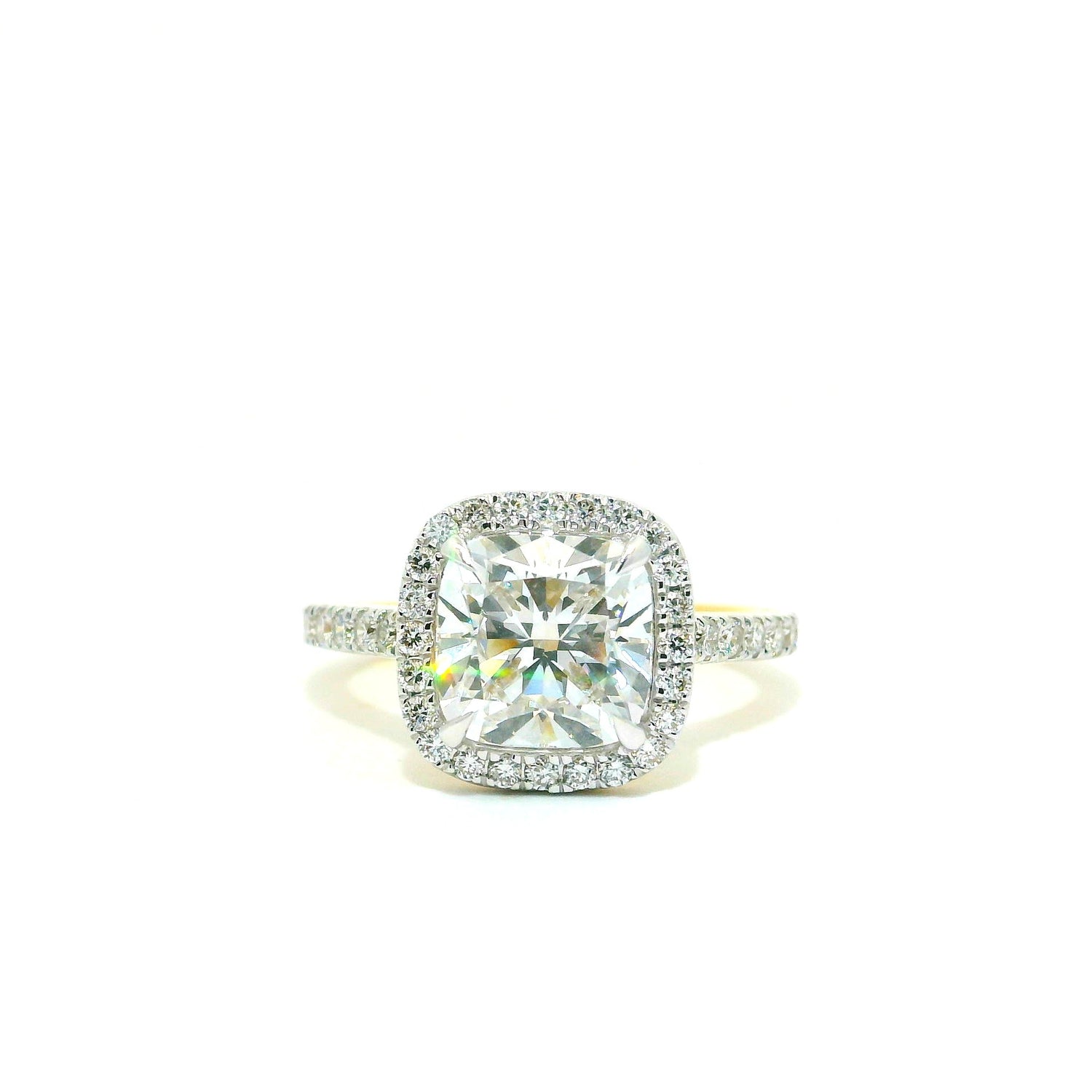 Serene Cushion Lab Grown Diamond Ring