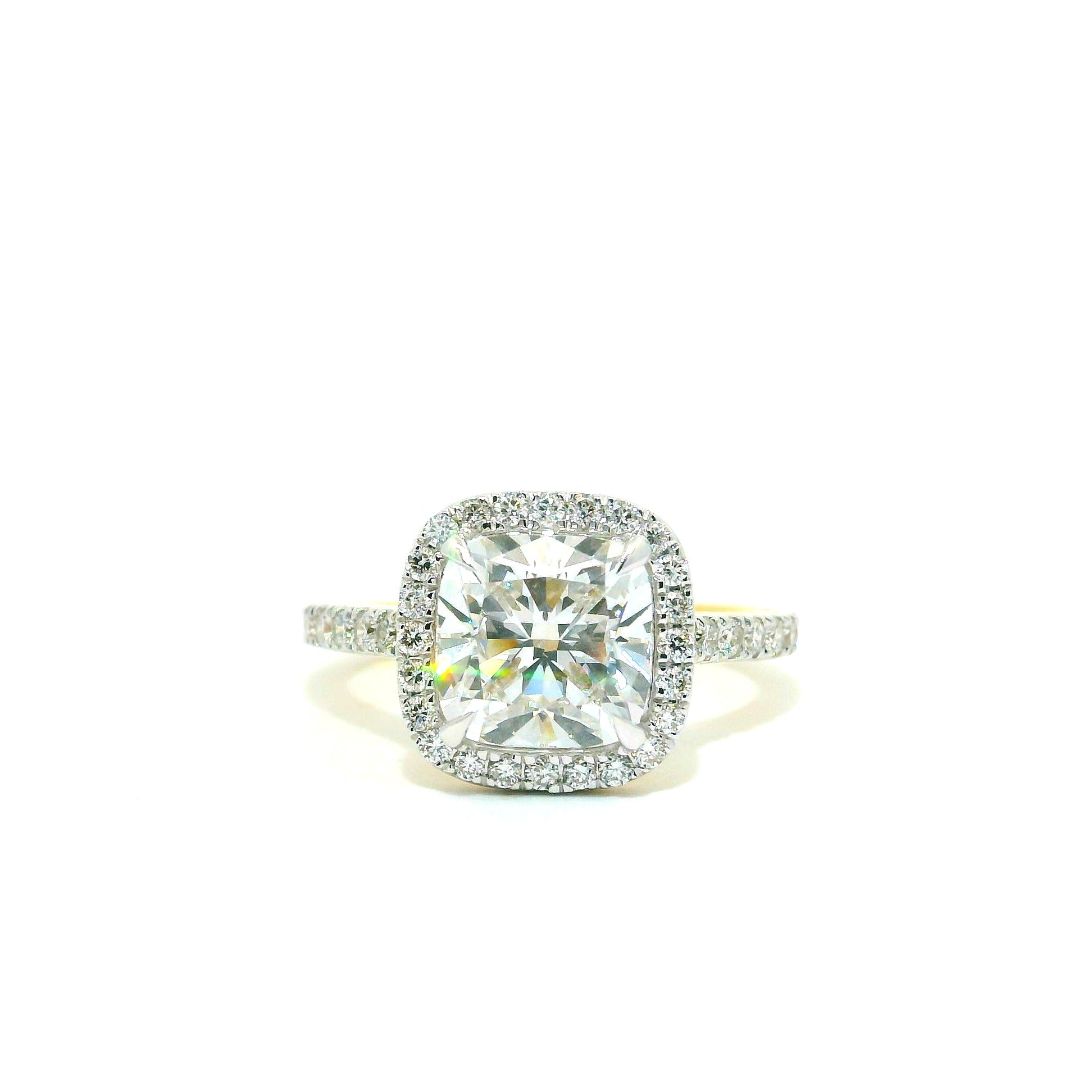 Serene Cushion Lab Grown Diamond Ring