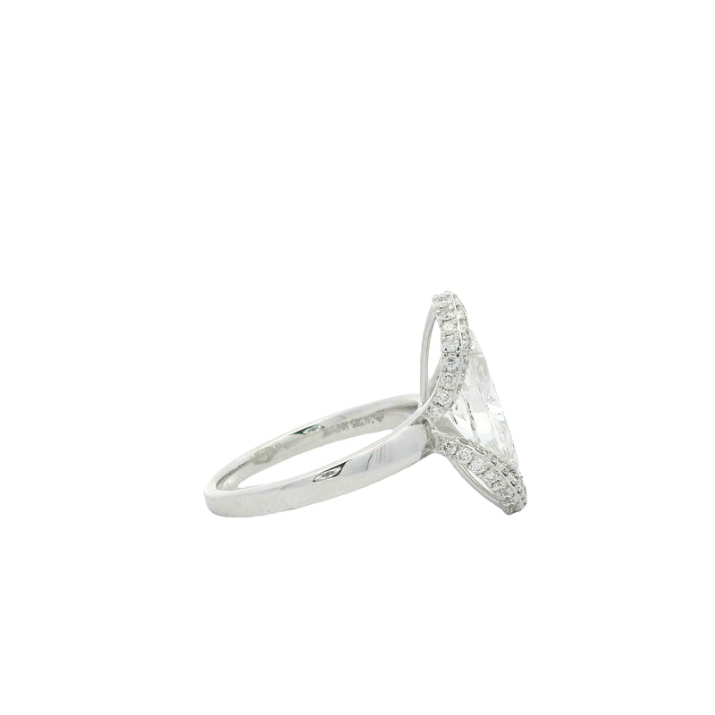 Fairy Quill Solitaire Lab Grown Diamond Ring