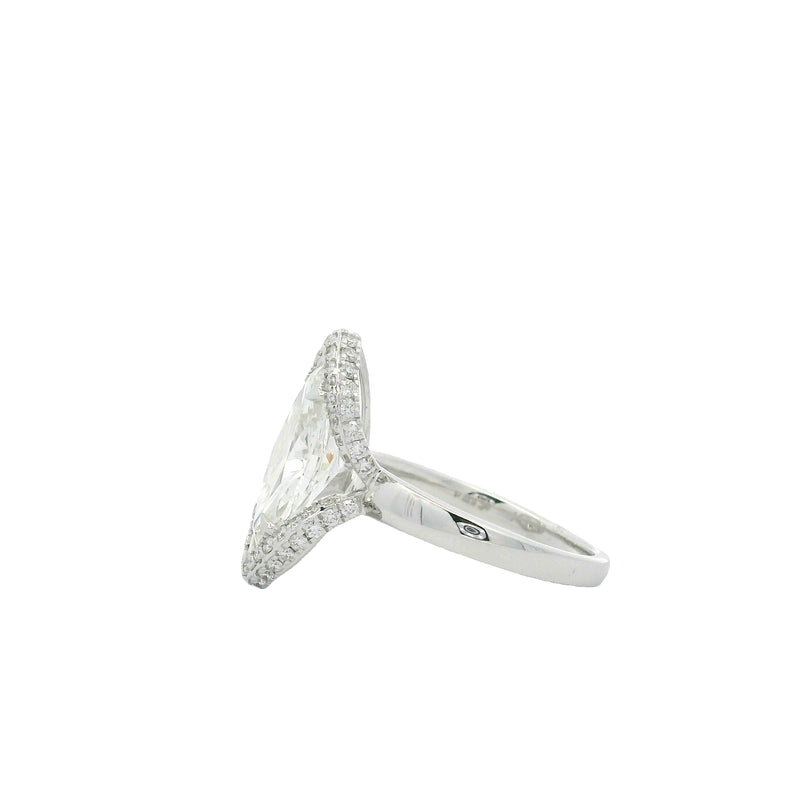 Fairy Quill Solitaire Lab Grown Diamond Ring