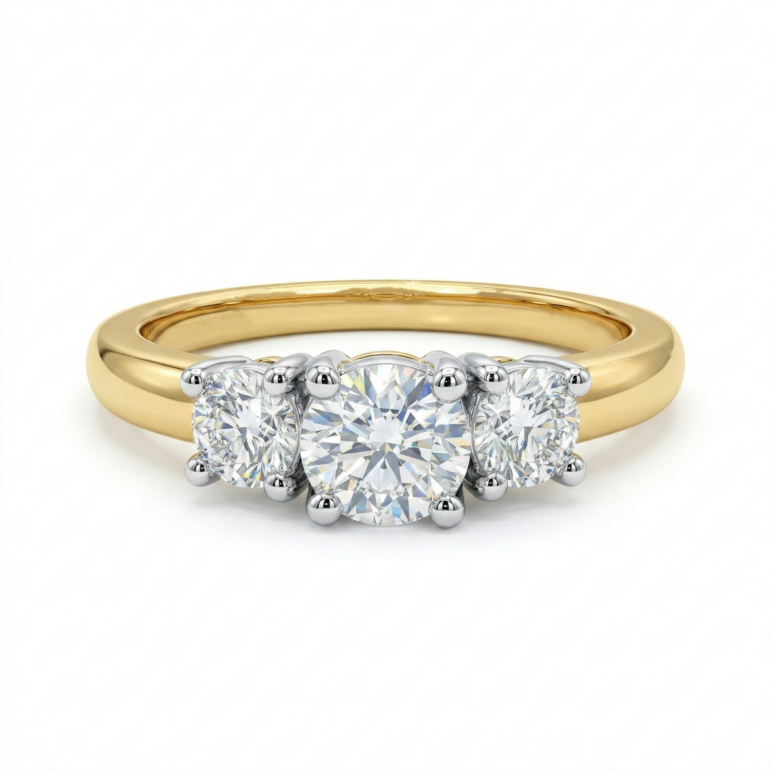 Classic Modern Orbit Lab Grown Diamond Ring