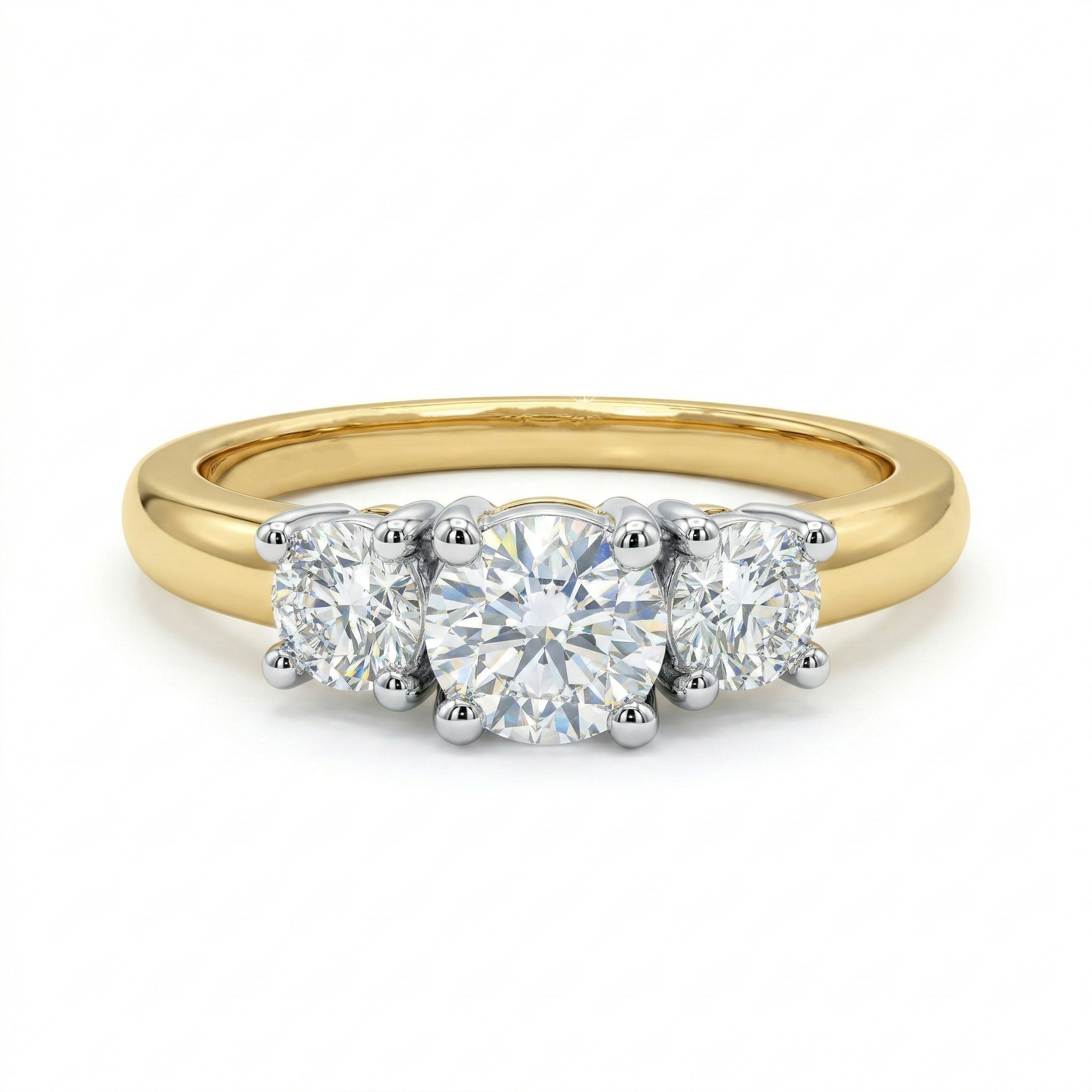 Classic Modern Orbit Lab Grown Diamond Ring