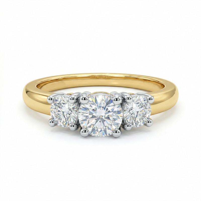 Classic Modern Orbit Lab Grown Diamond Ring