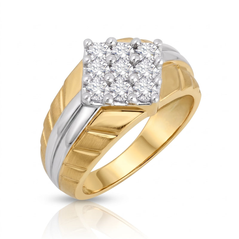 LumiQuad Lab Grown Diamond Ring