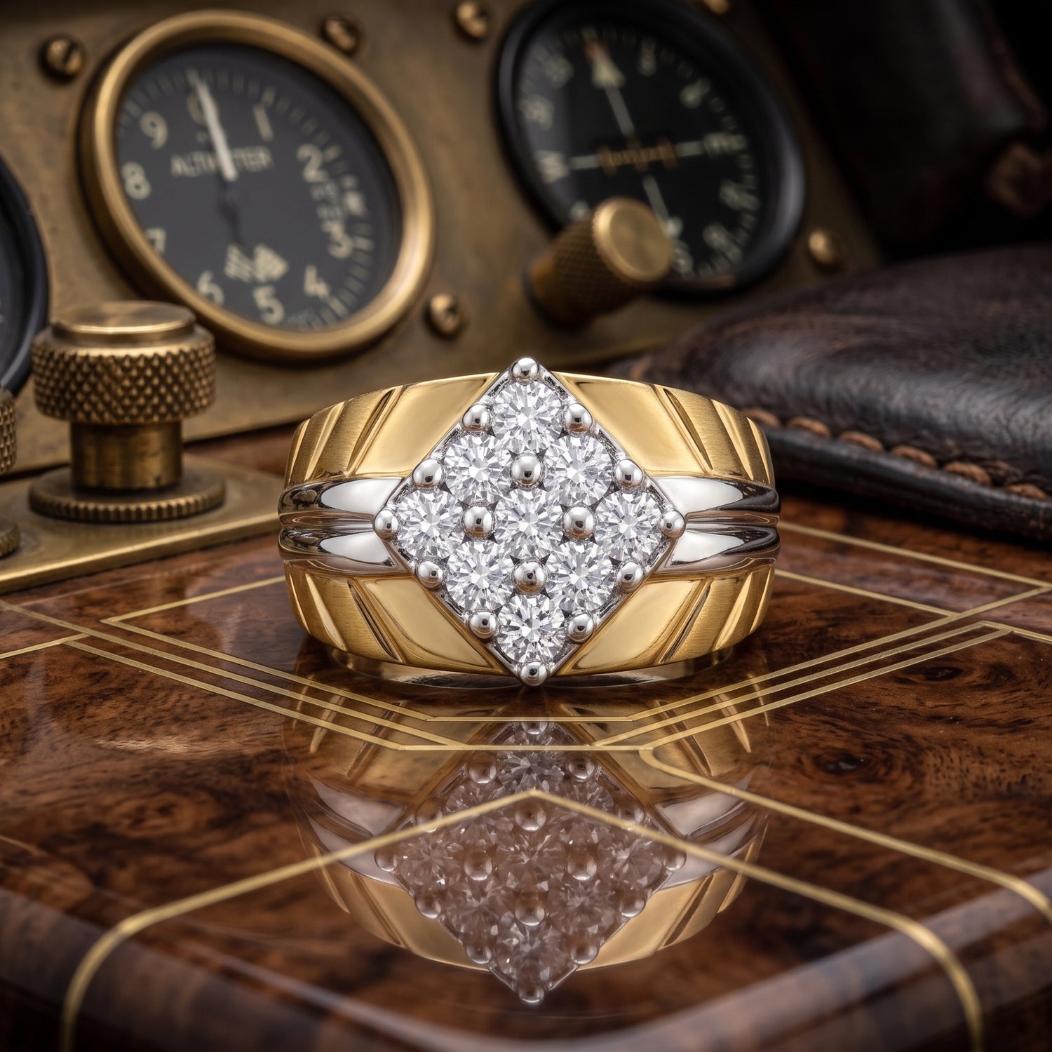 LumiQuad Lab Grown Diamond Ring