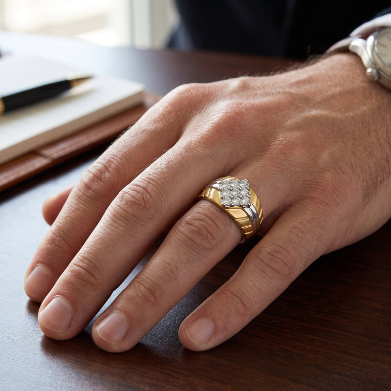 LumiQuad Lab Grown Diamond Ring