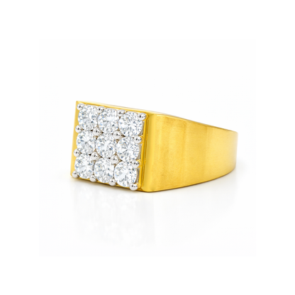 Golden Matrix Lab Grown Diamond Ring