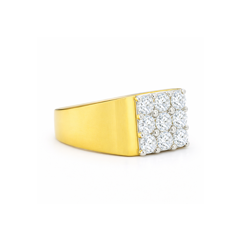 Golden Matrix Lab Grown Diamond Ring