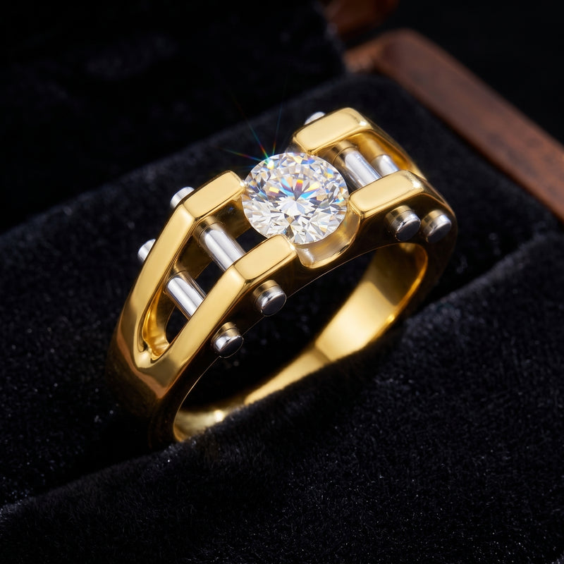Golden Grandeur Lab Grown Diamond Ring