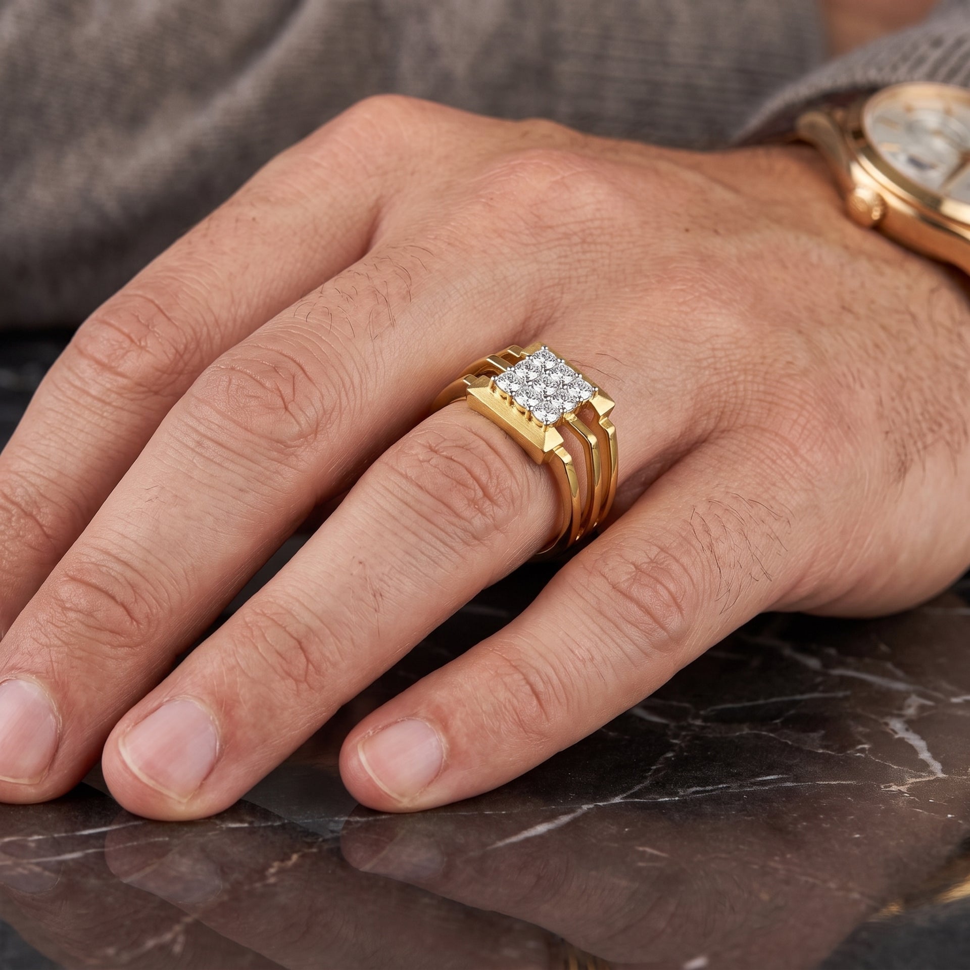 Modern Heritage Lab Grown Diamond Ring