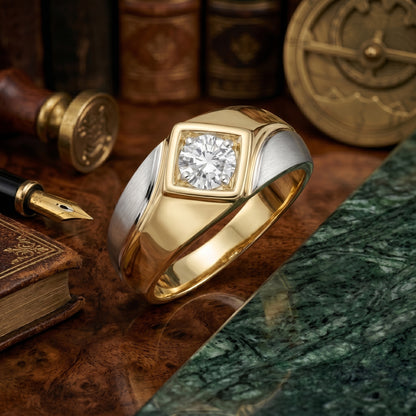 Golden Core Lab Grown Diamond Ring