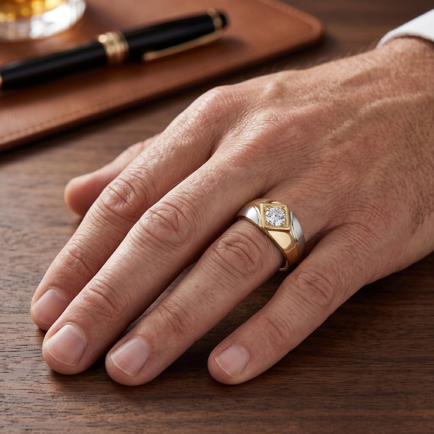 Golden Core Lab Grown Diamond Ring