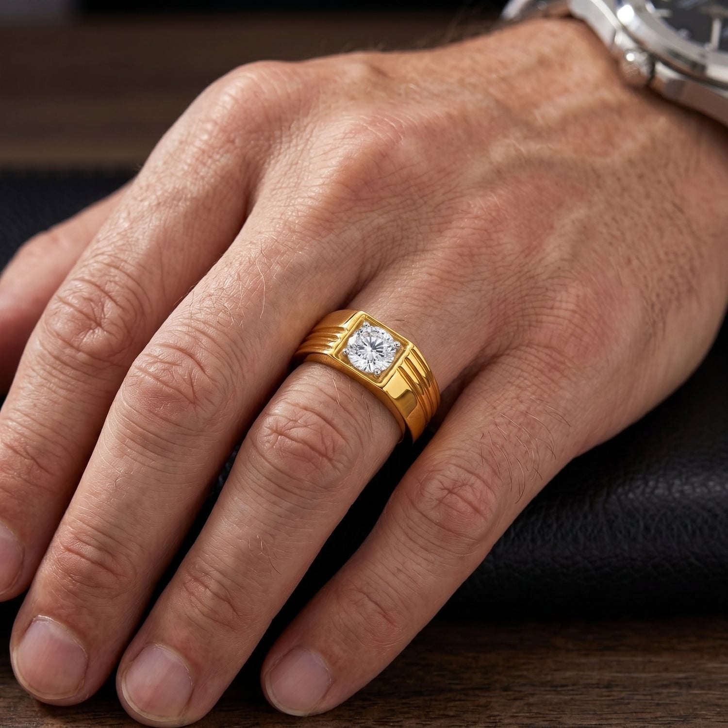 Legacy Gold and Lab Grown Diamond Ring