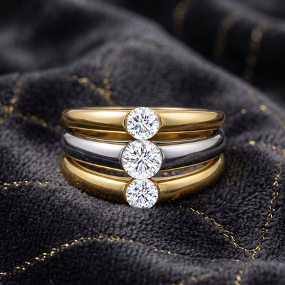 Solas Trinity Lab Grown Diamond Ring