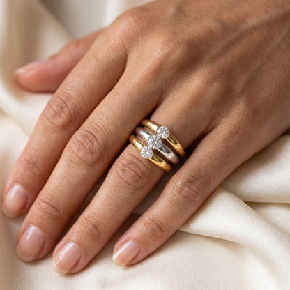 Solas Trinity Lab Grown Diamond Ring
