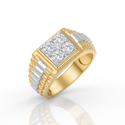 Golden Frost Lab Grown Diamond Ring