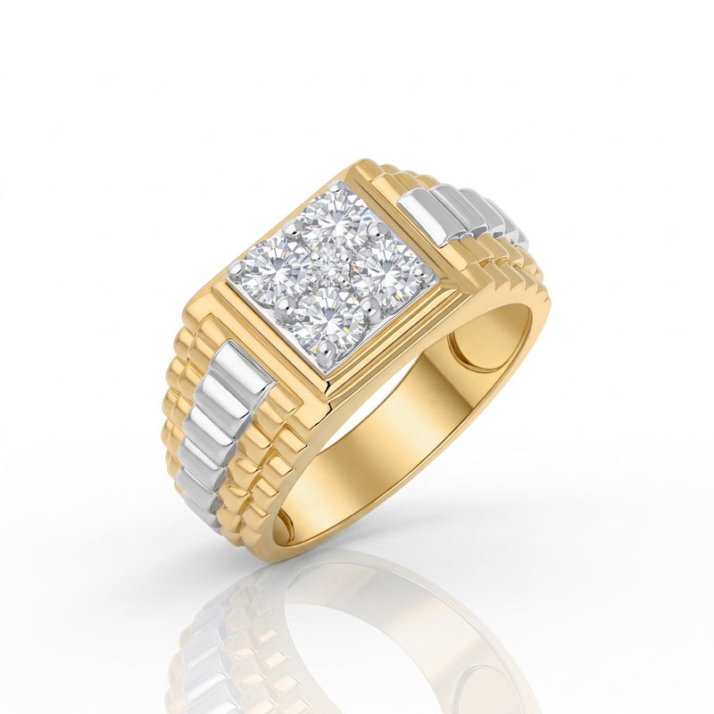 Golden Frost Lab Grown Diamond Ring