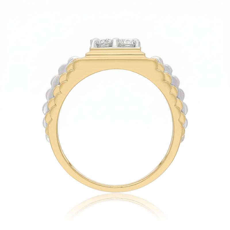 Golden Frost Lab Grown Diamond Ring