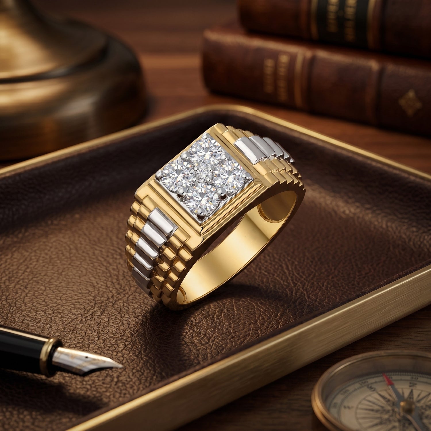 Golden Frost Lab Grown Diamond Ring
