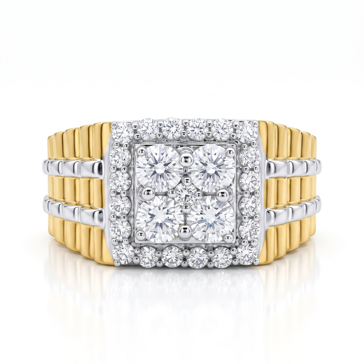 Radiant Matrix Lab Grown Diamond Ring