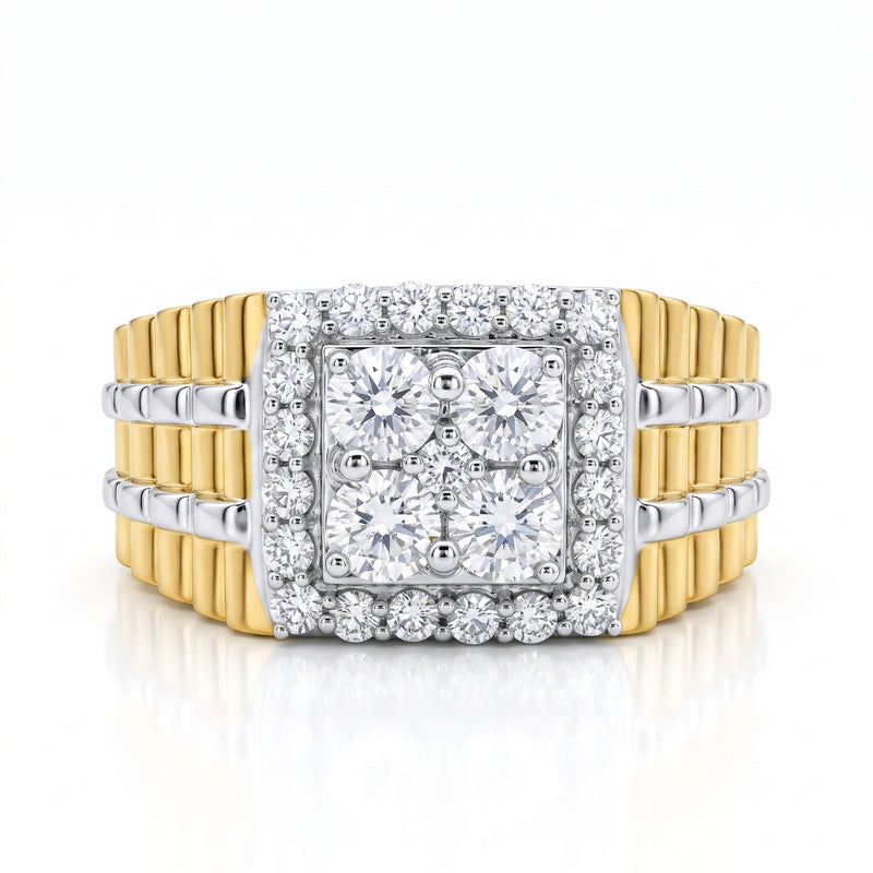 Radiant Matrix Lab Grown Diamond Ring