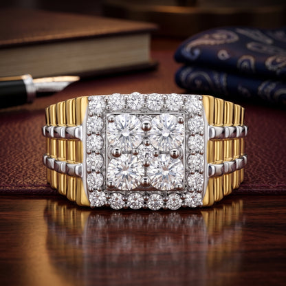 Radiant Matrix Lab Grown Diamond Ring