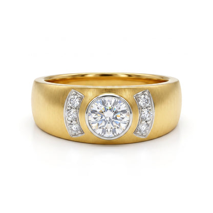 Golden Arch Lab Grown Diamond Ring