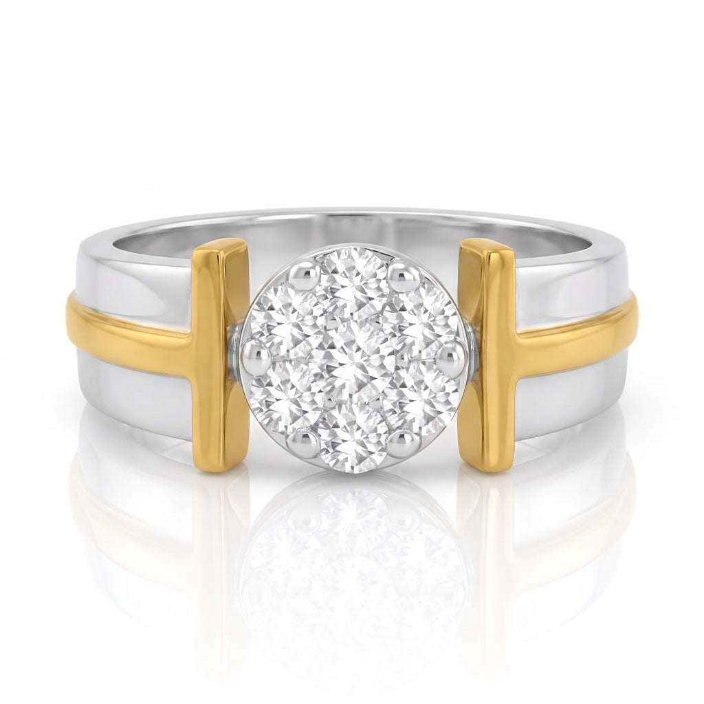 Modern Orbit Lab Grown Diamond Ring