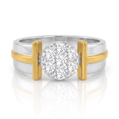 Modern Orbit Lab Grown Diamond Ring