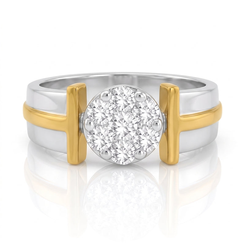 Modern Orbit Lab Grown Diamond Ring