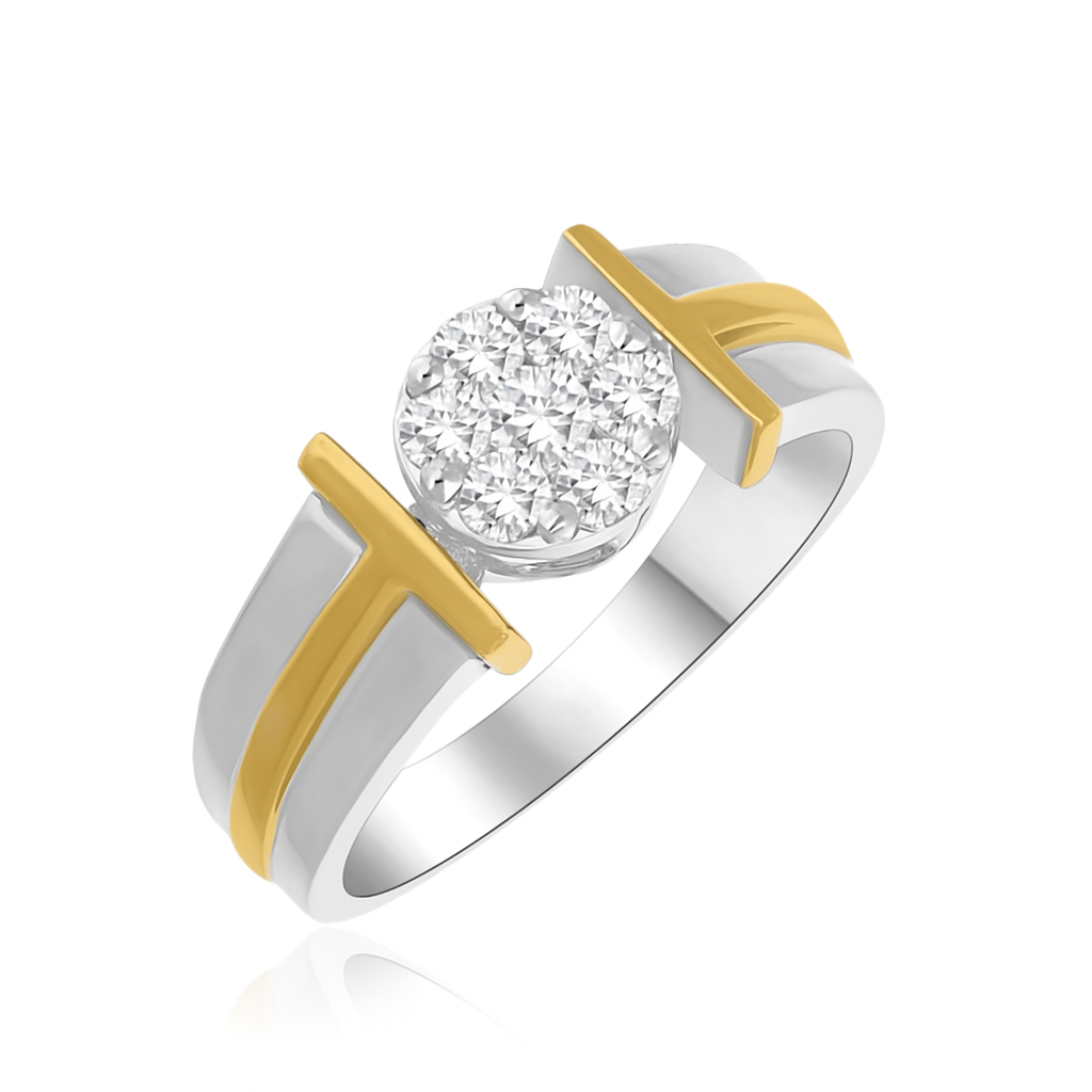 Modern Orbit Lab Grown Diamond Ring