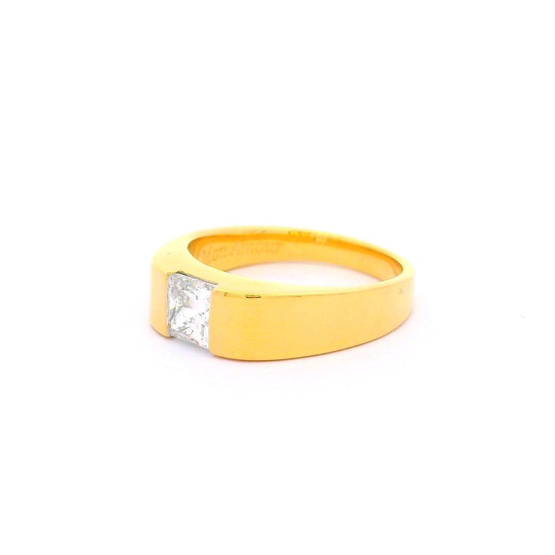 Sterling Sentinel Solitaire Lab Grown Diamond Ring