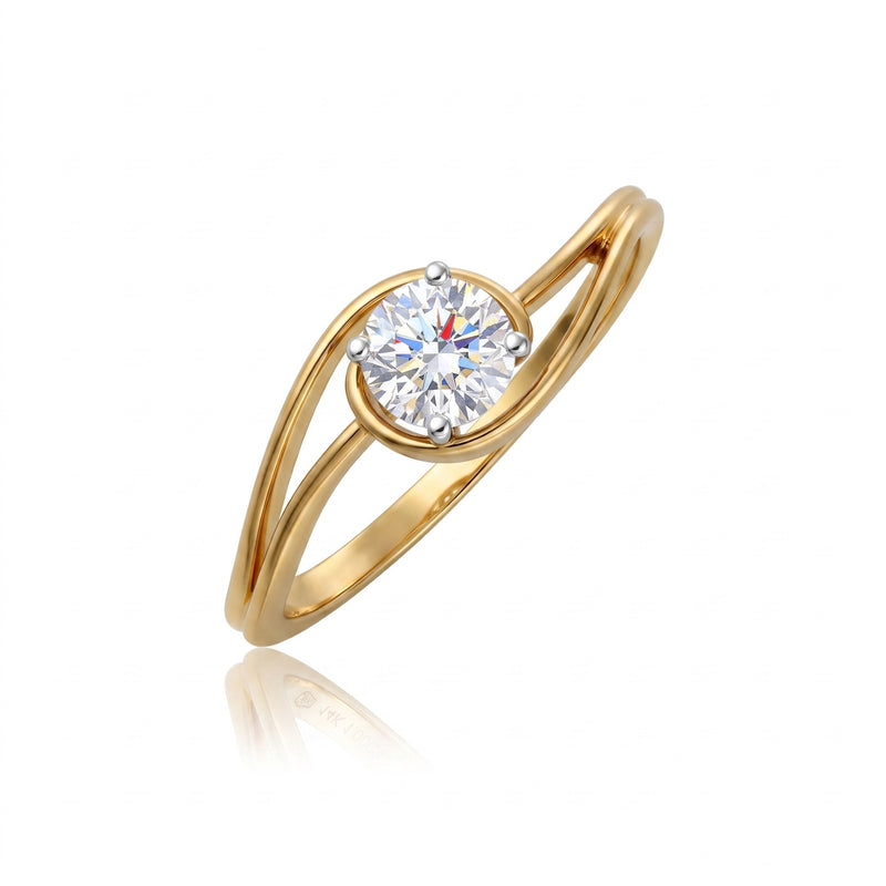 Lumière Loop Lab Grown Diamond Ring
