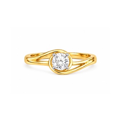 Lumiere Loop Lab Grown Diamond Ring