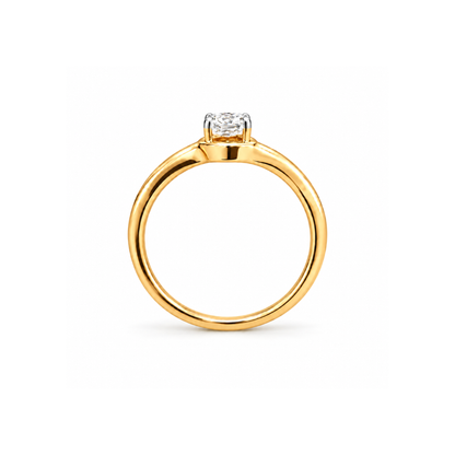 Lumiere Loop Lab Grown Diamond Ring
