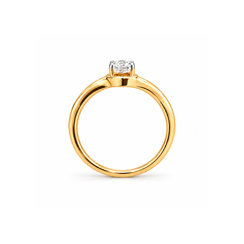 Lumiere Loop Lab Grown Diamond Ring