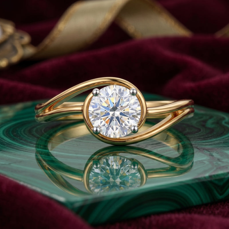 Lumière Loop Lab Grown Diamond Ring