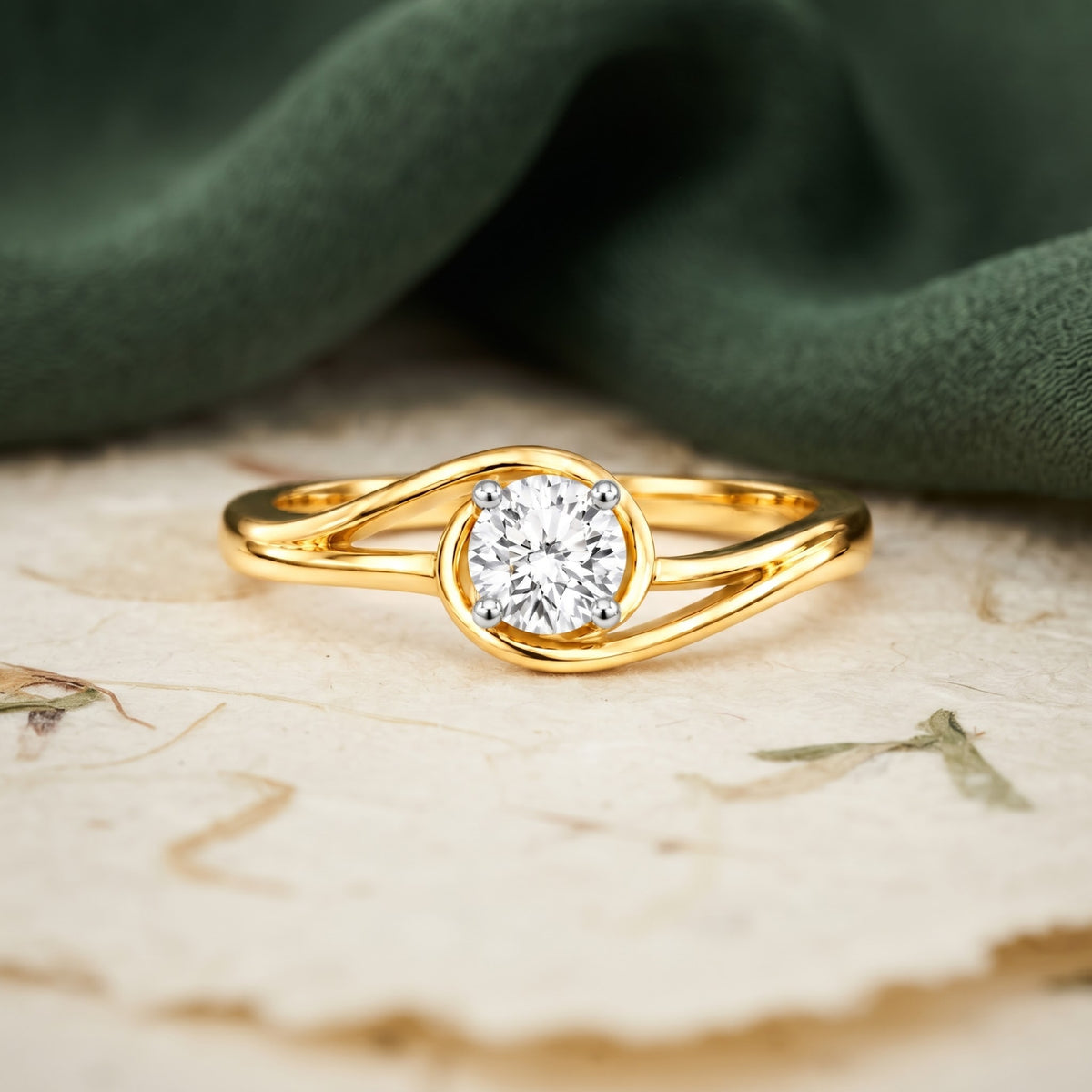 Lumiere Loop Lab Grown Diamond Ring