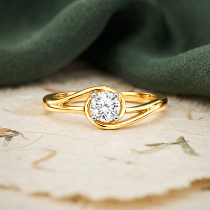 Lumiere Loop Lab Grown Diamond Ring
