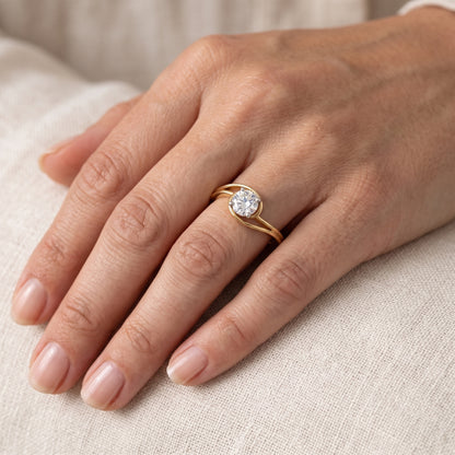 Lumière Loop Lab Grown Diamond Ring