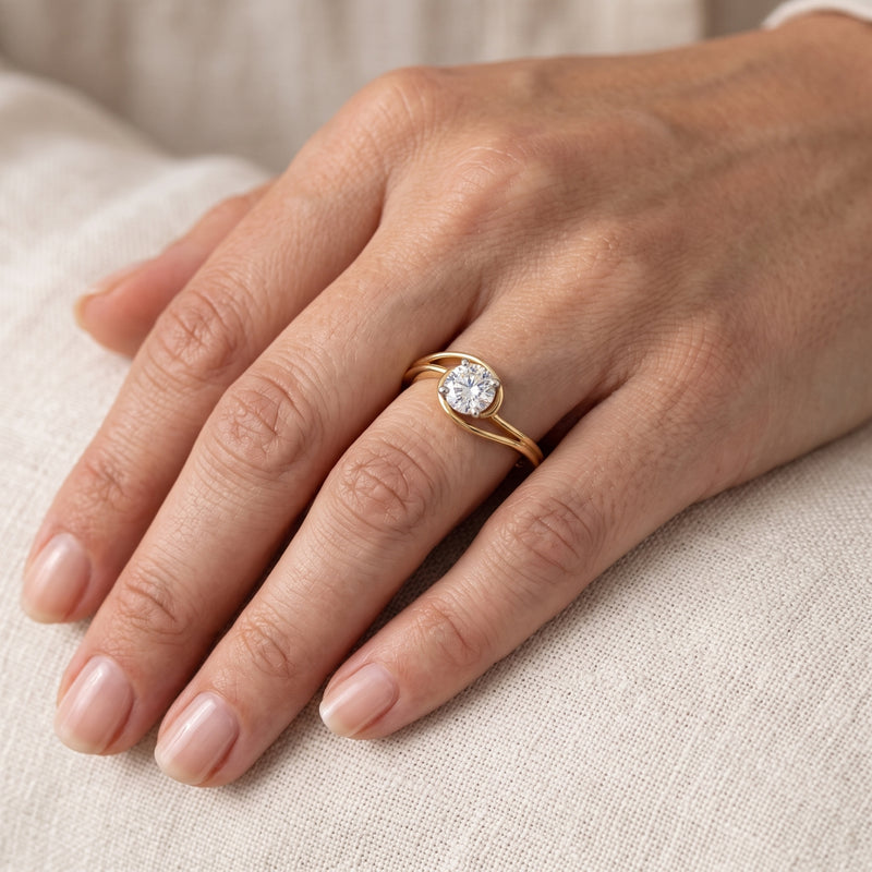 Lumière Loop Lab Grown Diamond Ring