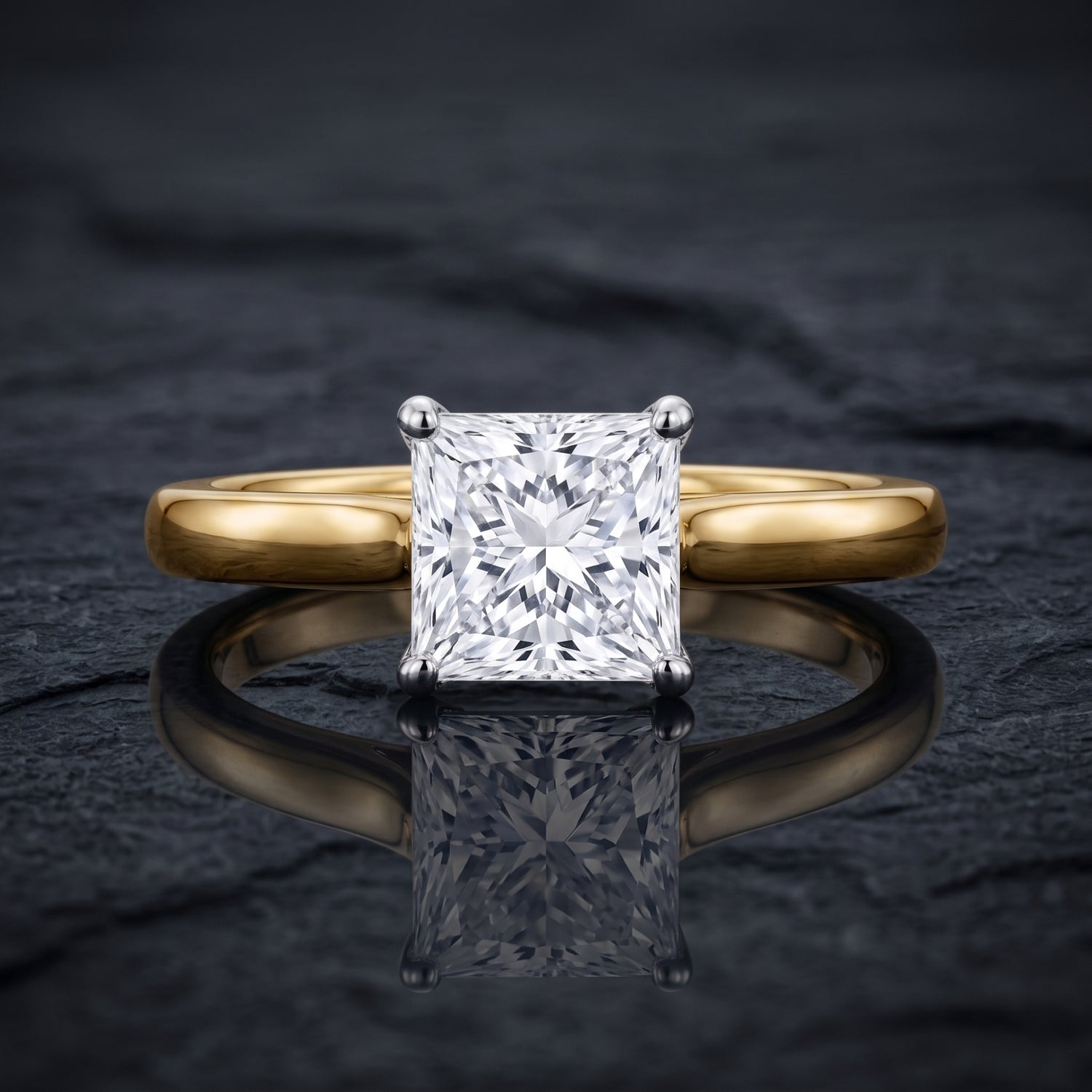 Pinnacle Princess Lab Grown Diamond Ring