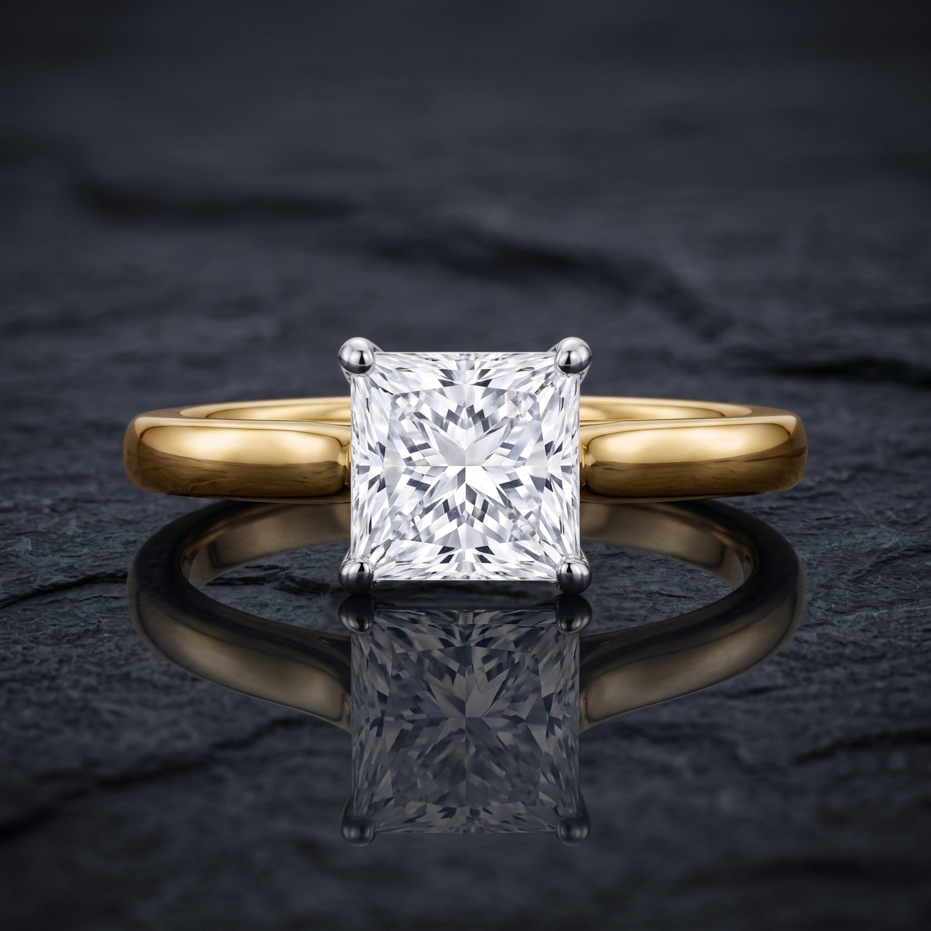 Pinnacle Princess Lab Grown Diamond Ring