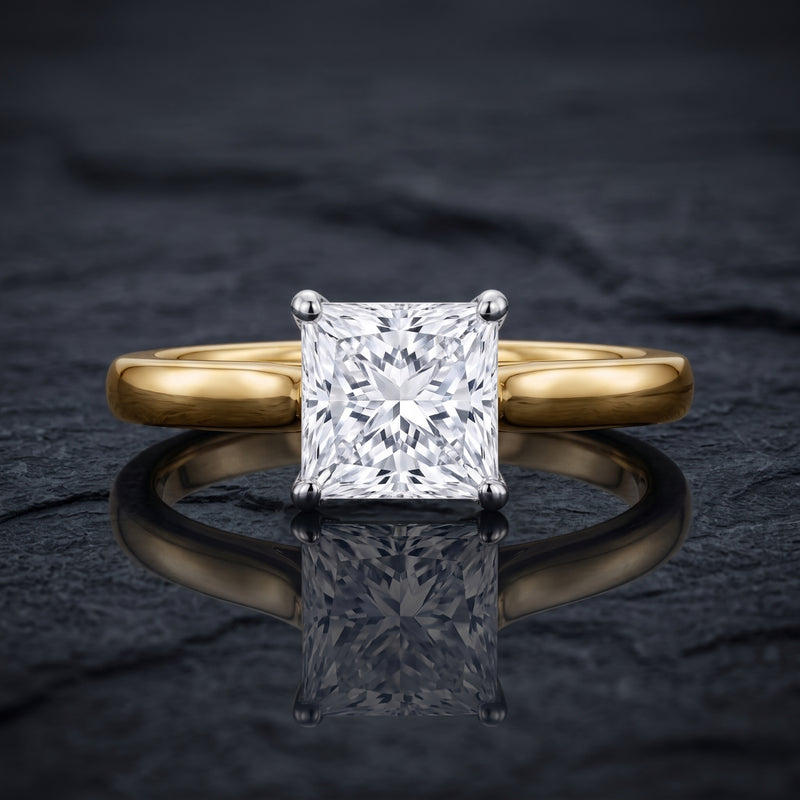 Pinnacle Princess Lab Grown Diamond Ring